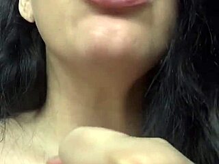 Latina brunette goddess encourages with pov instructions