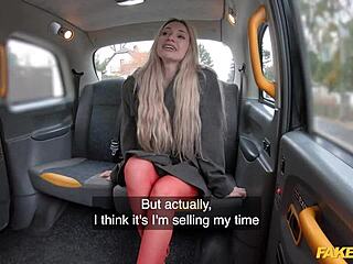 Fake Taxi Driver Pounds Hot Blonde in Red Lingerie