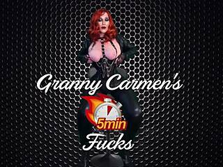 Bunica lingand hardcore în doggy și missionary