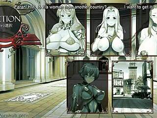 Busty princess encounters in a steamy anime erotic adventure