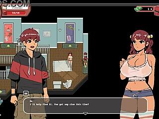 Nerdy Girl Gives Public Handjob in Spooky Milk Life Library