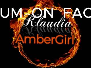 Cum on face after outdoor fingering