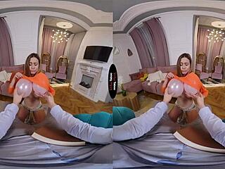 Experience virtual taboo with bigger tits and ass in POV.