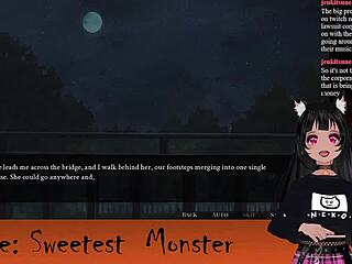 Lewdneko, the Vtuber, indulges in the sweetest monster roleplay in part 4