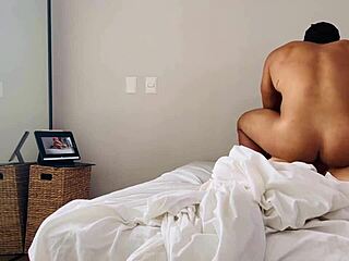 Thief distracted by teen's ass for gay gangbang?