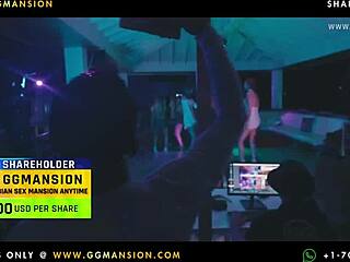 Blonde babe performs blowjob on brunette latina with big ass using toys.