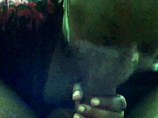 ebony girl gives sloppy oral