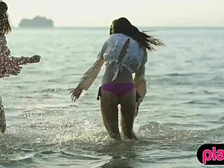 why are teens cara and elilith so wild in their outdoor lesbian fling?