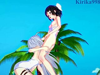 Miku Kohinata a Laura Bodewig, chcete si zahrát nezbedné lesbické hry v tomhle horkém hentai crossoveru?