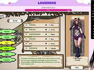 Vtuber Lewdneko Explores Big Tits And Cage In Tales Of Androgyny Game