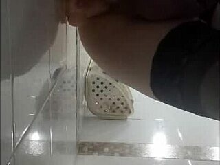 linda travesti in lingerie masturbates with dildos in her ass