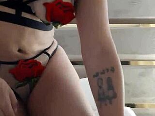 big ass latina in tiny thong, teasing on webcam