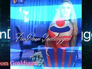 Slave follows jerk off instructions for financial domination