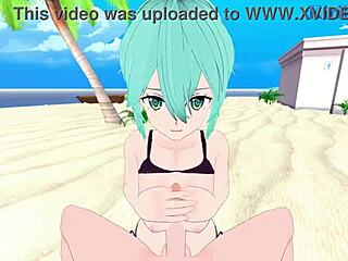 Asuna and Sinon fuck intensely!