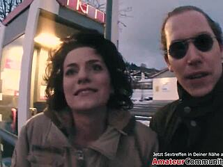 hot milf fucked by rando bent over blowjob