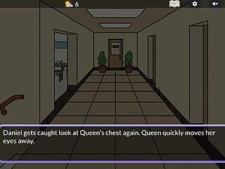 Nerdy Guy Cums On Her Face!