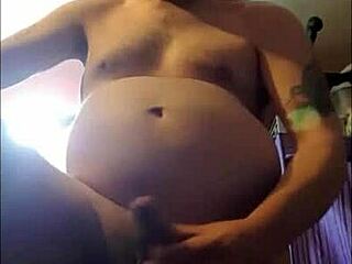 Wow, bisexual guy unloads a massive shot!