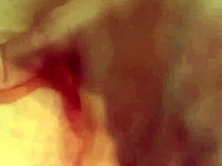 Ritafox Teases Her Juicy Shaved Pussy