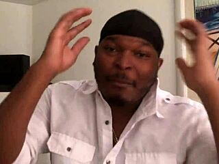 kaiya rose gives sloppy blowjob to big black cock.