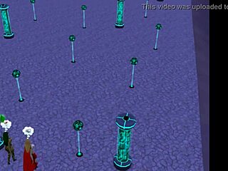 Sims XXX: Alien's wild encounter with a lustful beauty in 3D