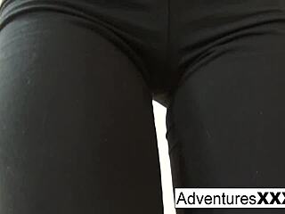 workout session with blonde victoria white