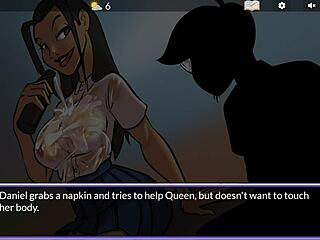 Nerdy Guy Cums On Her Face!