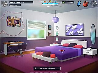 Steamy summer adventure continues with voluptuous stepsister in risqué game
