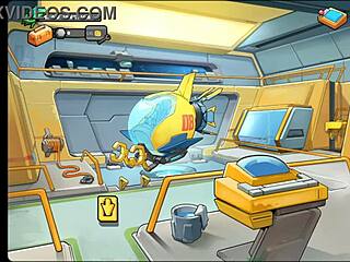 Cartoon sex games: A rescue mission in space
