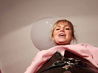 Femdom pe and cum fetish in a kinky video