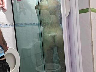 Teen girl invites you to the bathroom for some naughty fun