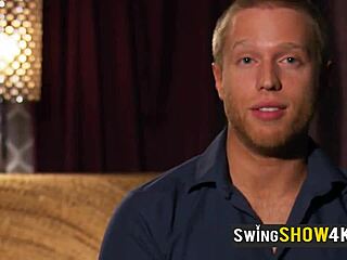 صديقة بنية كبيرة الصدر ساخنة تركب زب عملاق بحساسية في حفلة سوينغر جامحة مع زوجها