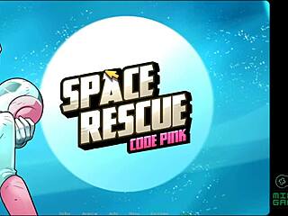 Cartoon sex games: A rescue mission in space