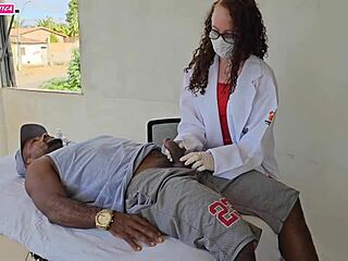 I Came With Lots Of Cum On My Client's Small Dick