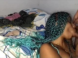 Amateur couple enjoys oral sex and fucking while recording.