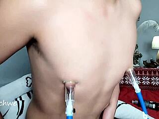 I Suck Nipples for Men in Solo Fetish Session