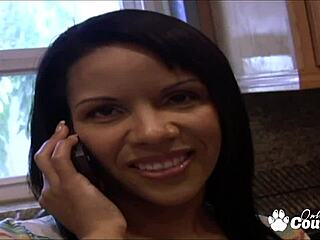 Melanie Scott Swallows Cum From Stranger After Riding His Cock