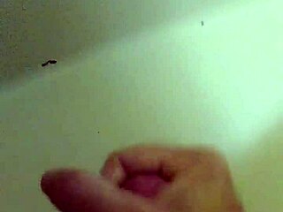 I'm rubbing one out on my cock.