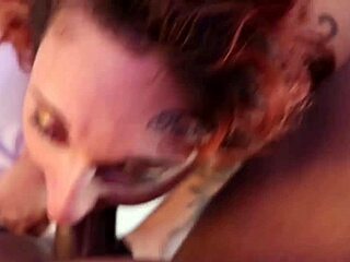 Gia Lovey Slobers On Big Black Cock Before Getting Fucked