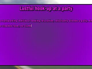 Wild hookup at a rager: oral and missionary sex