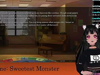 Vtuber Lewdneko Plays Sweetest Monster in Wild Halloween Game Part 2