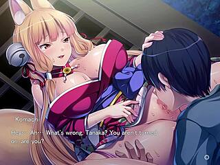 Sexy Ejaculation Time Play with Fox Girl in Anime Hentai Game All Sex Scenes Pt2