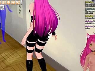 Vtuber's wild party game night ends in hardcore sex