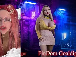 The goddess instructs you on jerking off while dominating financially.