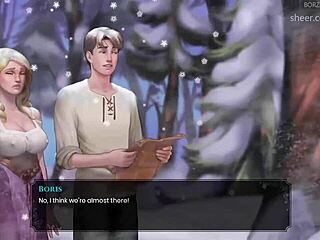 Wal-40 gropes massive titties deep in the cave.