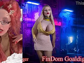 The goddess instructs you on jerking off while dominating financially.