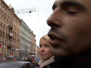 Dirty Blonde Anny Gets Picked Up for Intense Anal Ass Fucking in Prague.