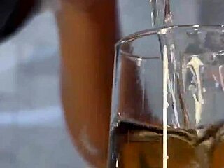 Monika Fox Plays Foam Games In Bathroom With Pink Toy