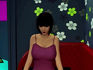 Ung bruker dildo på trang fitte i rå hentai-episode