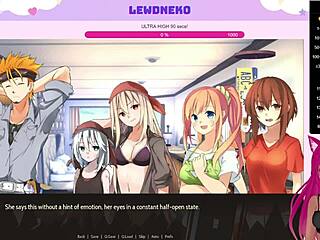 Vtuber Lewdneko Plays Cute Anime Dating Game Hentai