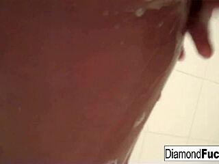 Diamond Gets Wet And Wild In Shower